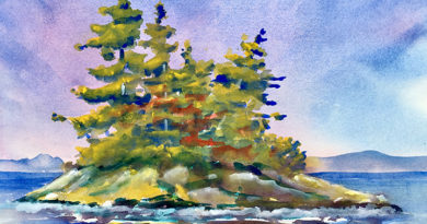 Saturday Watercolours: Wild West Coast Saturday Watercolours: Wild West Coast