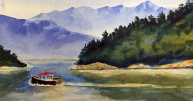 Saturday Watercolours: Beautiful British Columbia Saturday Watercolours: Beautiful British Columbia