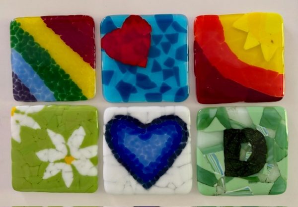 Fused Glass Sun Catchers & Coasters - Image 3