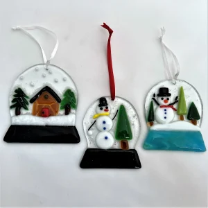 Fused Glass: Christmas Ornaments