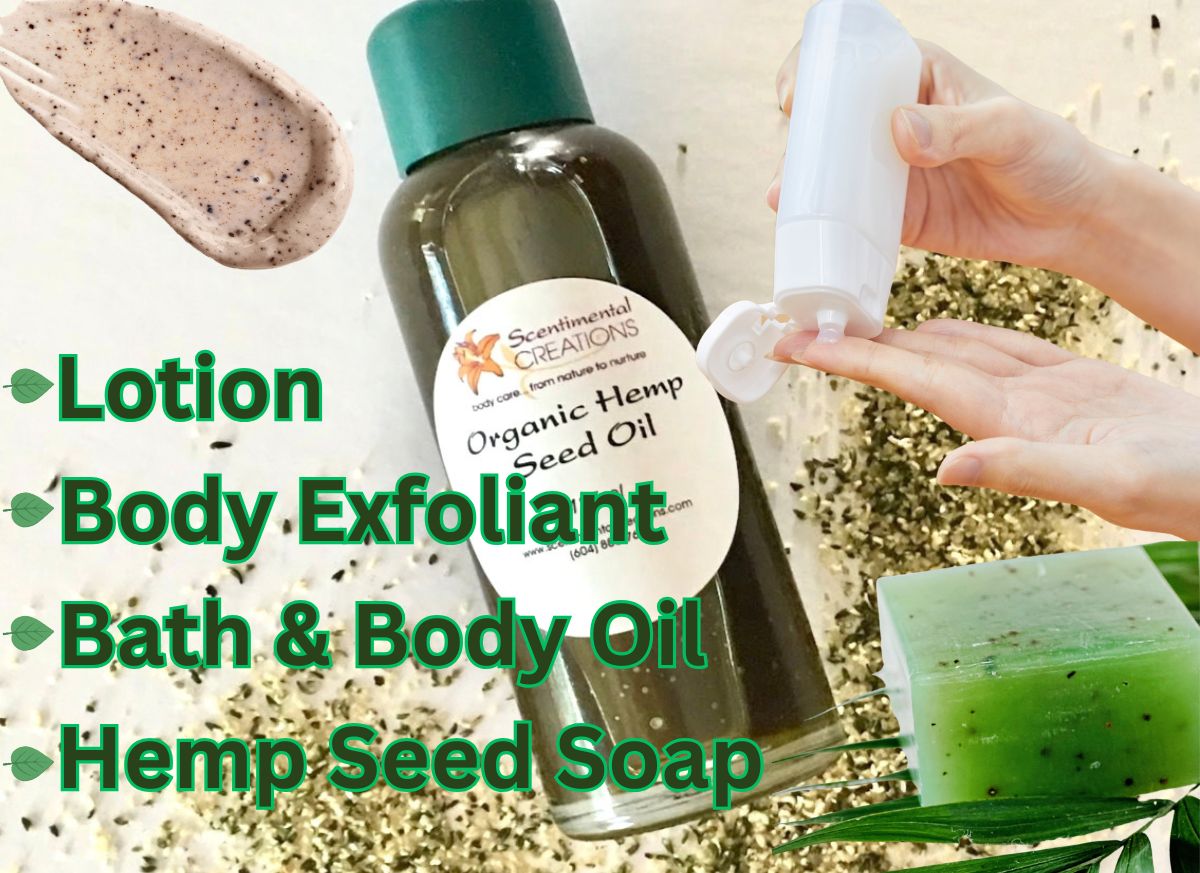 Hemp Makes Scents - Make Your Own Organic Hemp Seed Oil Skincare